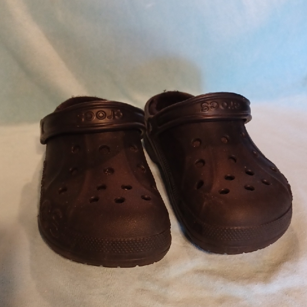 CROCS Black Classic Clog Mule with Heel Strap Linef